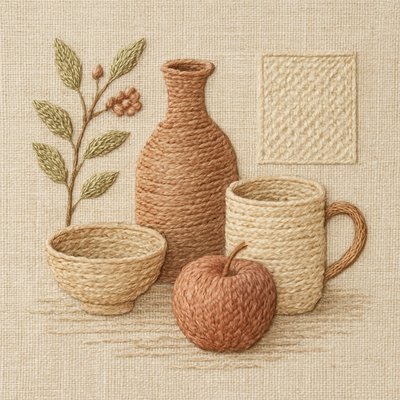 still life with everyday objects