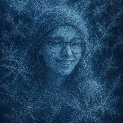 Fractal Frost Etching Style Transfer Example
