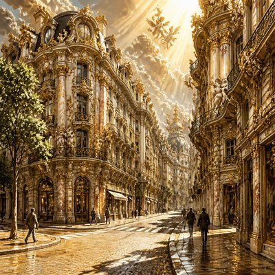 Baroque Architecture Style Transfer Example