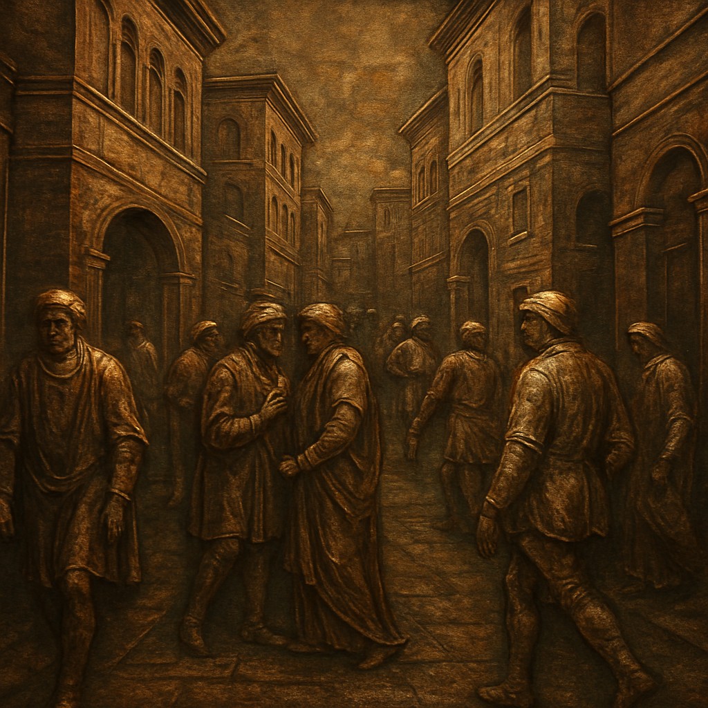 urban street with city activity