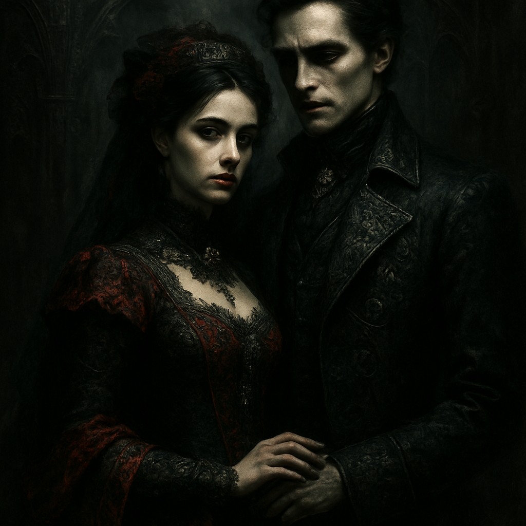portrait of two people together