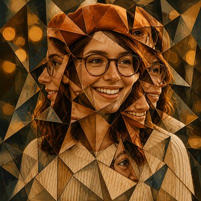 Fragmentation Art Style Style Transfer Example