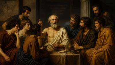 Socrates and his students