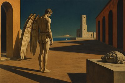 Icarus with his wings