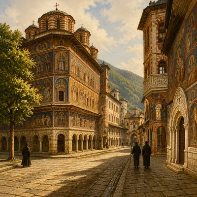Kosovar Art Style Style Transfer Example