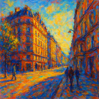 Impressionist Nature Art Style Transfer Example