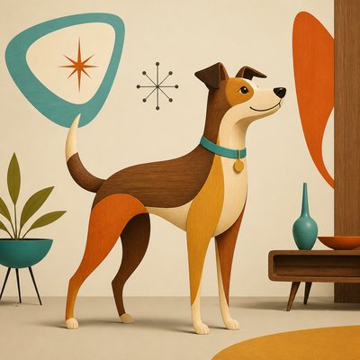 animal standing in natural pose