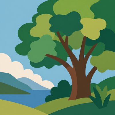 a tree in nature