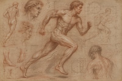 ancient greek ignudi athlete running