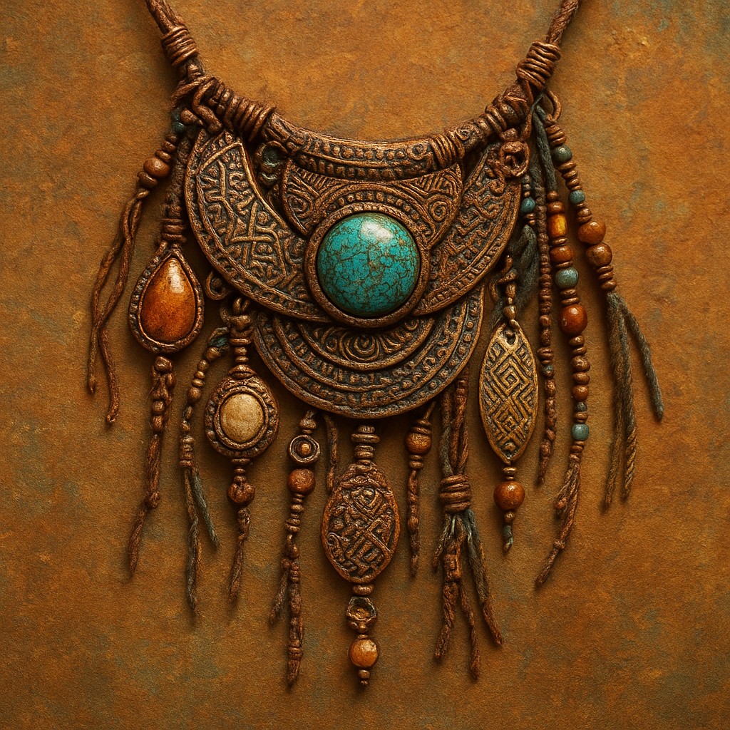 Bohemian Jewelry Design Style Transfer Example