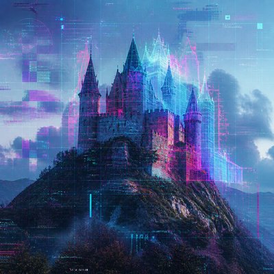 majestic castle on a hilltop
