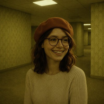 Backrooms Aesthetic Style Transfer Example