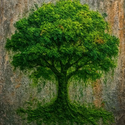 a tree in nature
