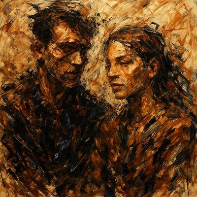 portrait of two people together
