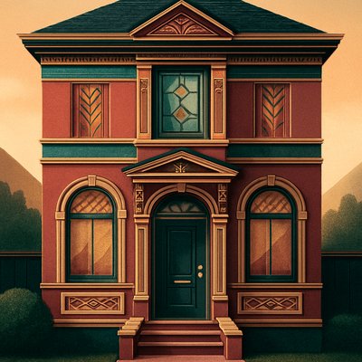house with front view