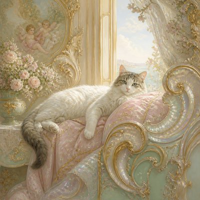a cat lounging in a sunlit window