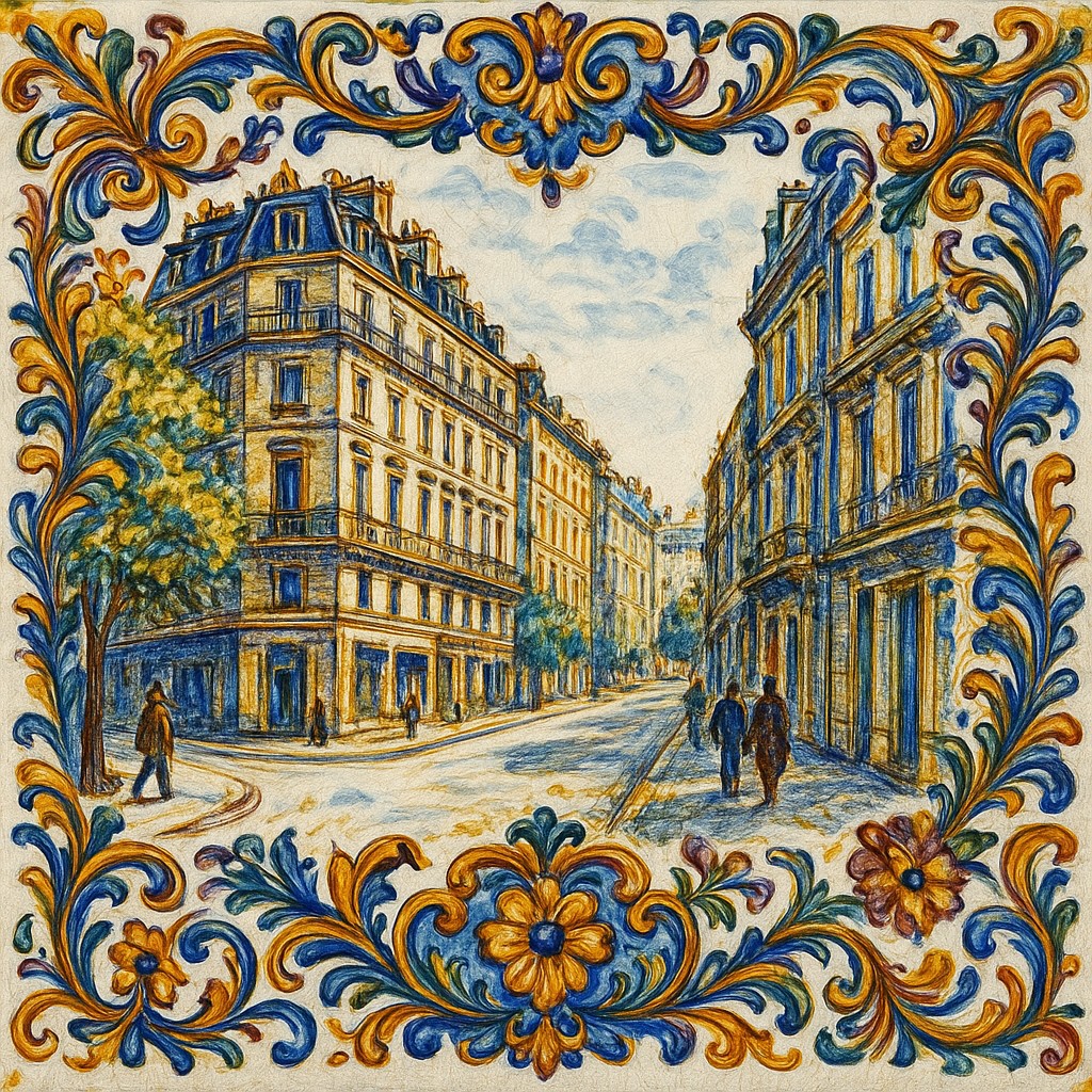 Majolica Ceramic Art Style Style Transfer Example