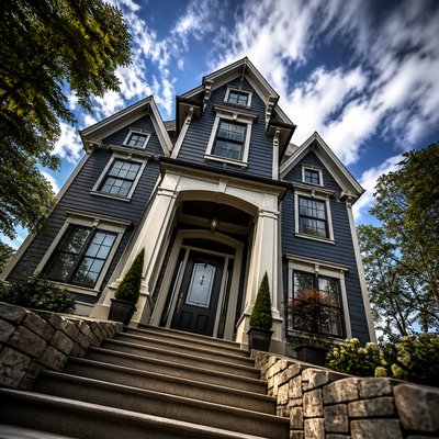 house with front view — Viewpoint Art Style