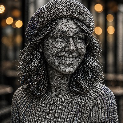 Chainmail Jewelry Style Style Transfer Example