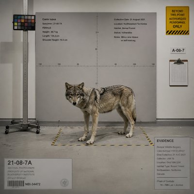 animal standing in natural pose