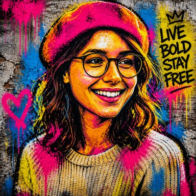 Street Art Style Style Transfer Example