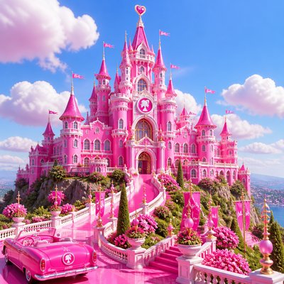 majestic castle on a hilltop