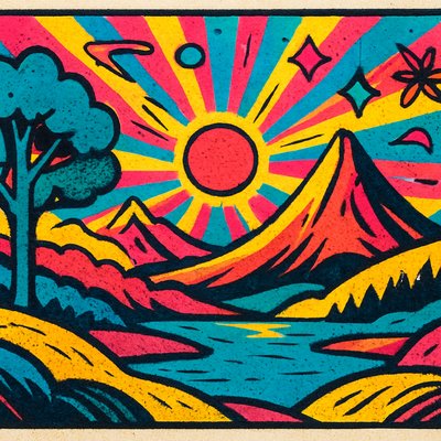 wide landscape with natural scenery