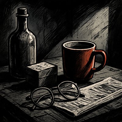 still life with everyday objects