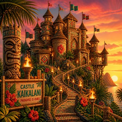 majestic castle on a hilltop