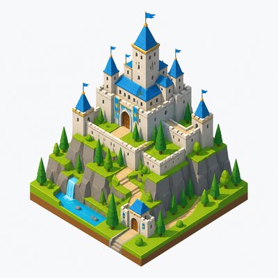 majestic castle on a hilltop