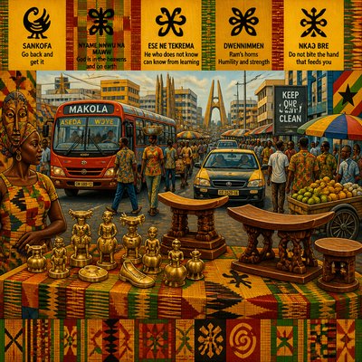 urban street with city activity