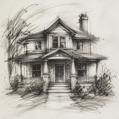 house with front view