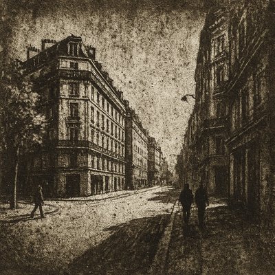 Reverse Graffiti Street Art Style Style Transfer Example