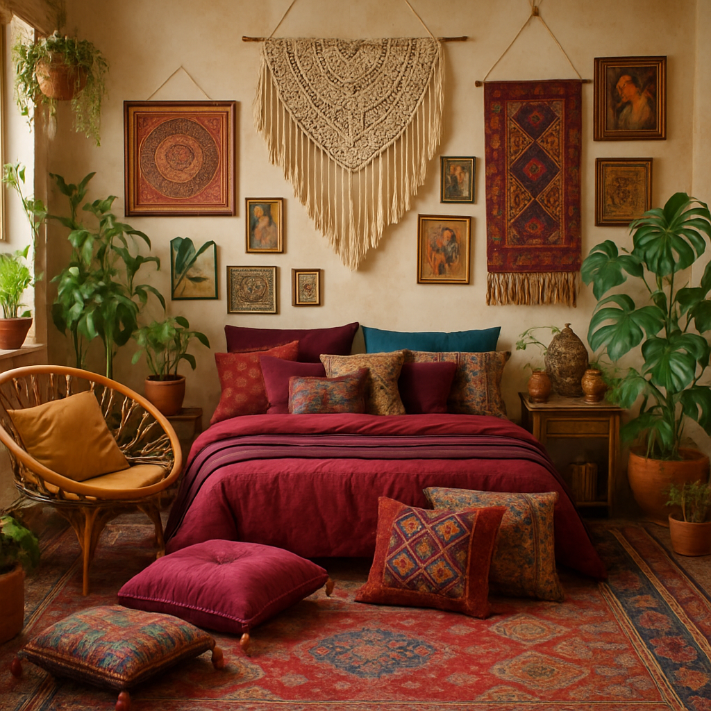 Boho bedroom sanctuary