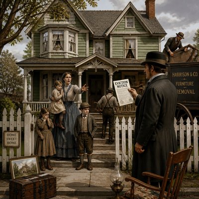 house with front view — Narrative Art Style