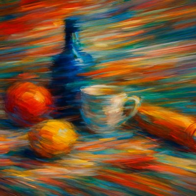 still life with everyday objects