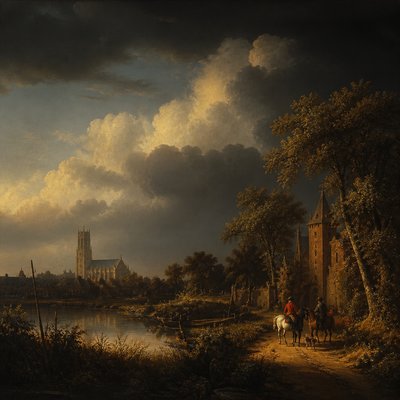 wide landscape with natural scenery