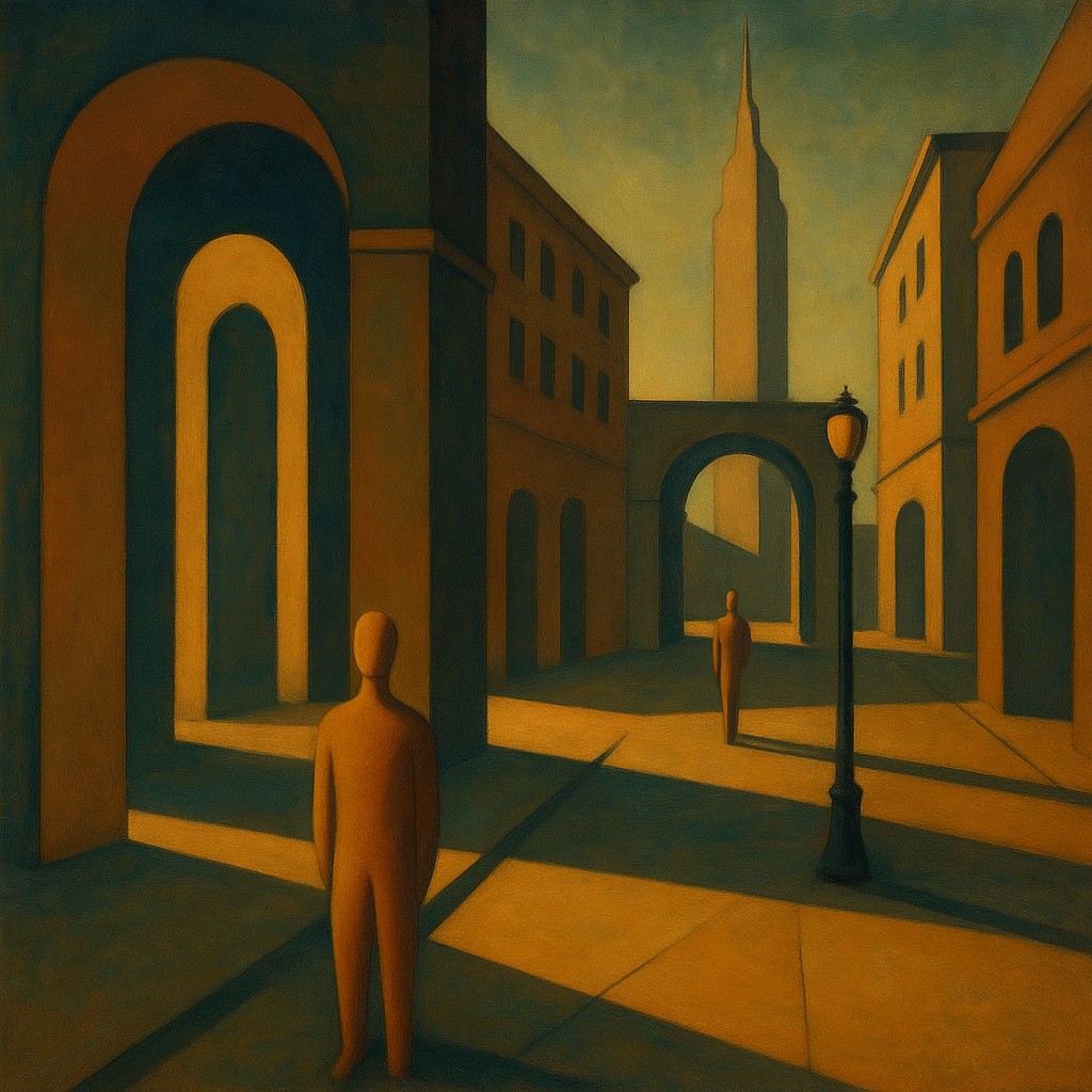 Metaphysical Painting Art Style Style Transfer Example