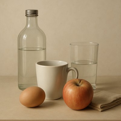 still life with everyday objects