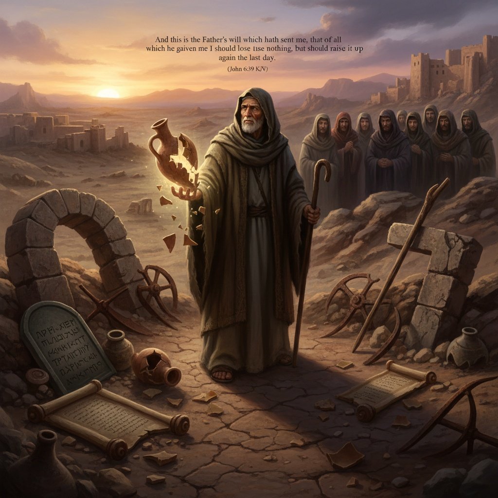 And this is the Father's will which hath sent me, that of all which he hath given me I should lose nothing, but should raise it up again at the last day.
(John 6:39 KJV)