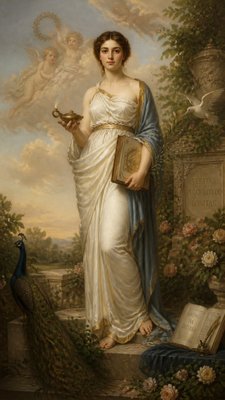 full-length portrait of an elegant figure