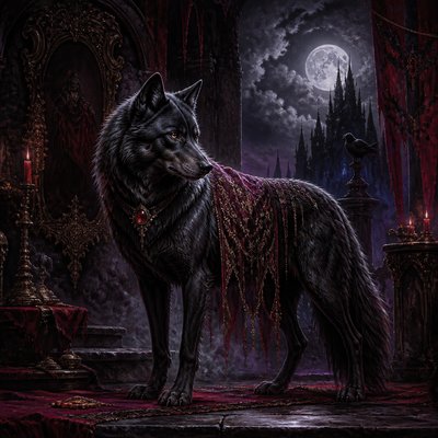 animal standing in natural pose — Gothic Fantasy Art
