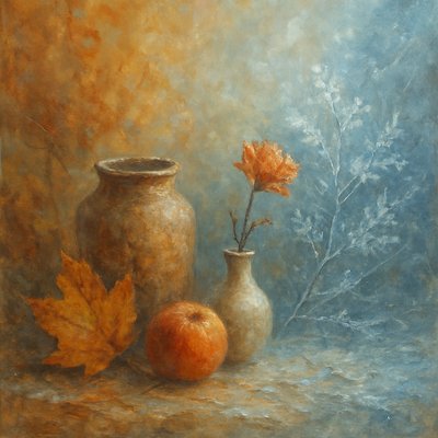 still life with everyday objects