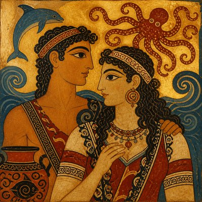 portrait of two people together