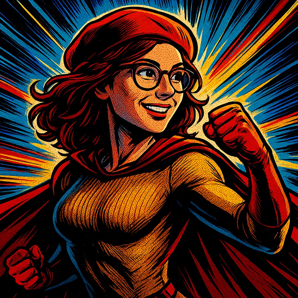Superhero Comic Art Style Transfer Example