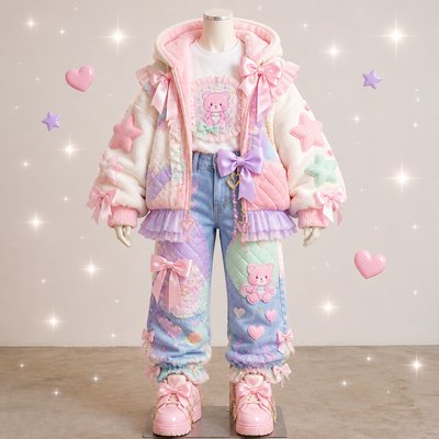 Kawaii Fashion Style Style Transfer Example