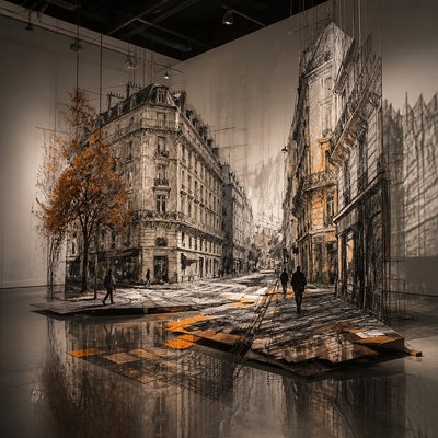 Installation Conceptual Art Style Description Style Transfer Example