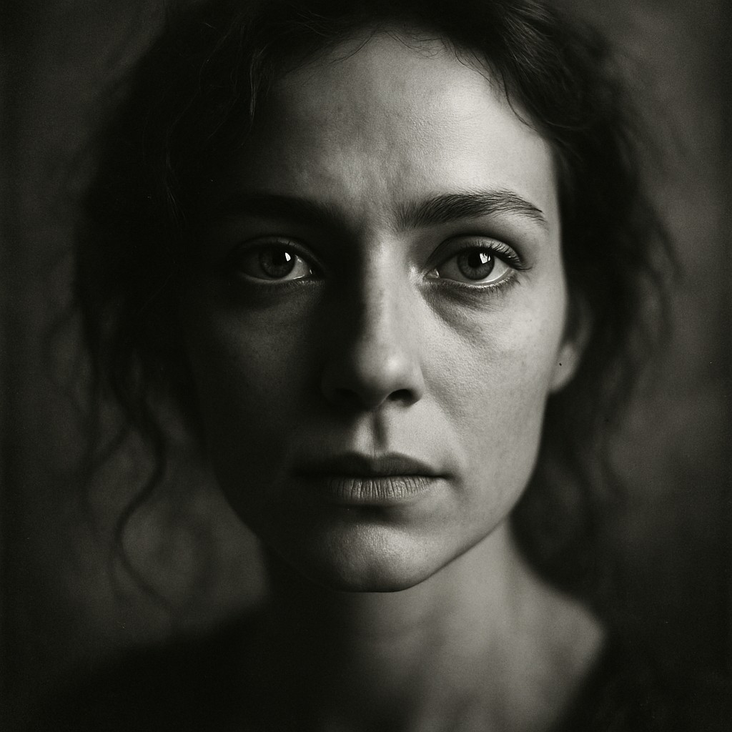 portrait of a person with expressive eyes