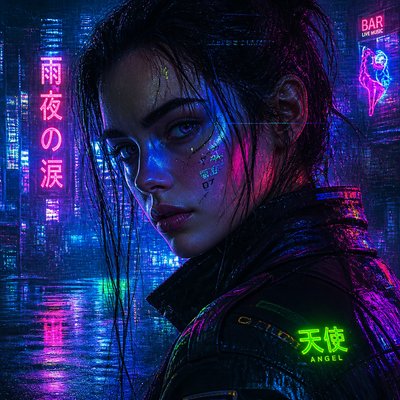 Cyberpunk Art Style example