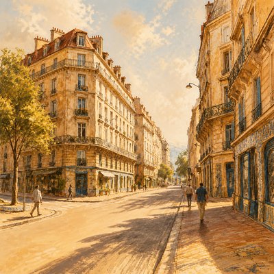 Mediterranean Architecture Art Style Transfer Example